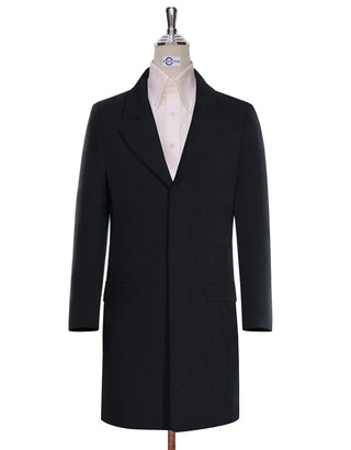 Long Coat | 60s Vintage Style Black Winter Long Coat