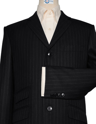 Tweed Blazer - Black Stripe Tweed Blazer