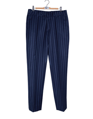Navy Blue Stripe Suits