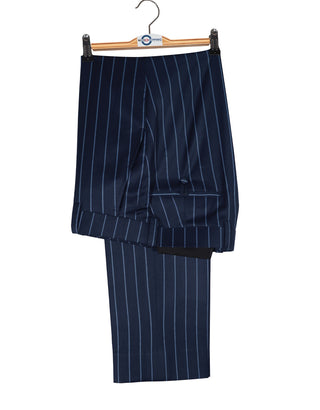 Navy Blue Stripe Suits