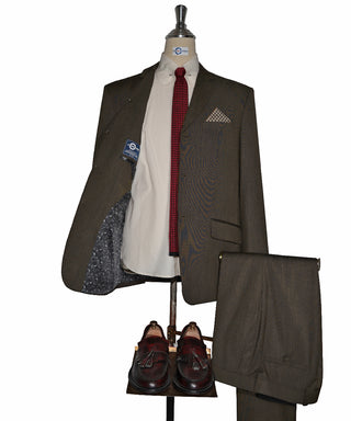 BrownBirdseyeSuitLining