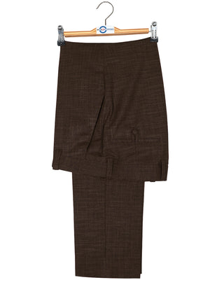 Mod Suit - Vintage Style Brown Linen Suit