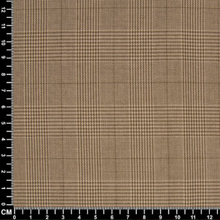 Brown Prince of Wales Check Fabric