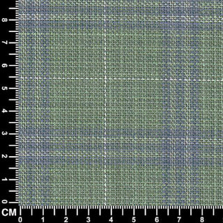 Green Plaid Check Fabric