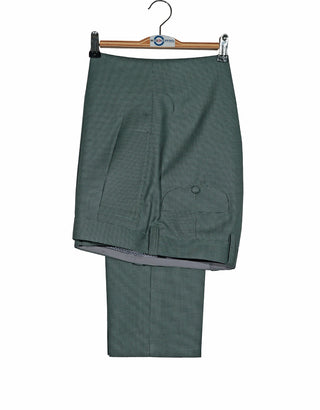 Mod Suit - Green and Black Small Houndstooth Suit