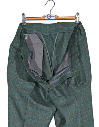 Mod Suit - Green Prince of Wales Check Suit