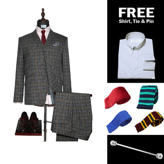 Grey_Prince_of_Wales_Check_3_Piece_Suit_Packet