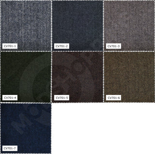 Custom Overcoat-  Herringbone Tweed Coat