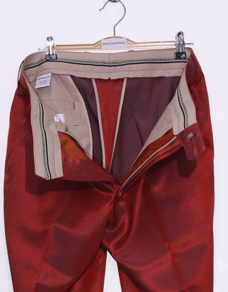 Burnt Orange and Pine Two Tone Trouser