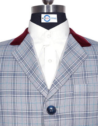 Light Grey Prince of Wales Check