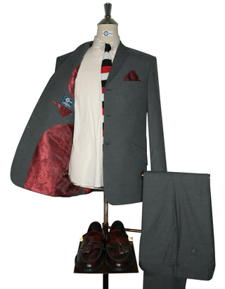 Mod Suit - 60s Style Meduim Grey Suit