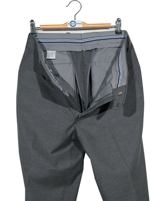 Suit Deals - Medium Grey Black Velvet 3 Piece Suit