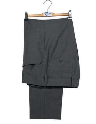 Mod Suit - Vintage Style Medium Grey Black Velvet Suit