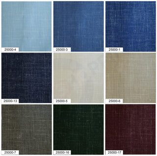 Custom 3 Piece Suit - Plain Color 100% Pure Linen Bespoke Fabric By Cavani