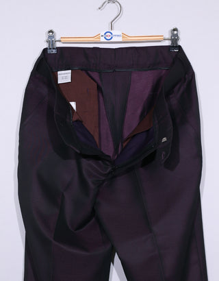 Purple and Black Two Tone Trouser