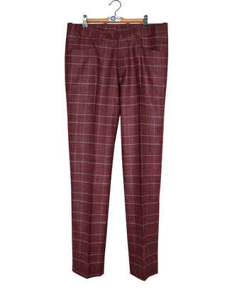 Mod Suit - Red Prince of Wales Check Suit