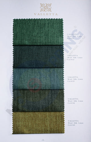 Custom 3 Piece Suit -  Valletta Fabric Collection 3 Piece Suit