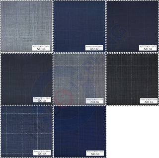 Cumtom 2 Piece Suit - Worsted and Black Chenille Fabric Collection 2 Piece Suit