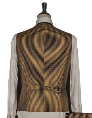 Suit Deals| Buy Brown And Black Houndstooth Suit Get Free 3 Products