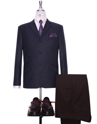 Charcoal Grey Mod Blazer