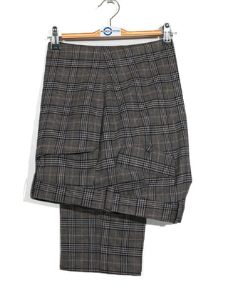 Suit Deals - Grey Prince of Wales Check 3 Piece Suit