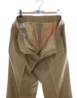 Mod Suit - Brown Prince of Wales Check Suit