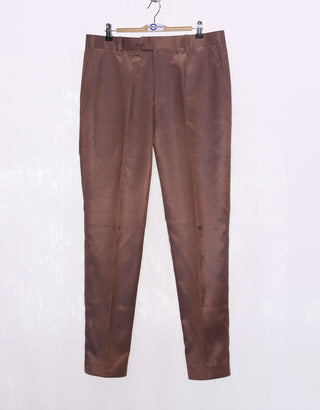 Bronze and Blue Two Tone Trouser