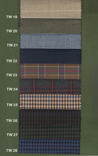 Bespoke Tweed Jacket - Plain and Check Tweed Jacket