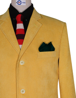 Corduroy Jacket - Mustard Corduroy Jacket - Modshopping Clothing