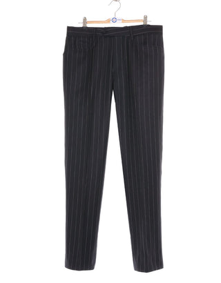 Black and White Striped Suit - Modshopping Clothing