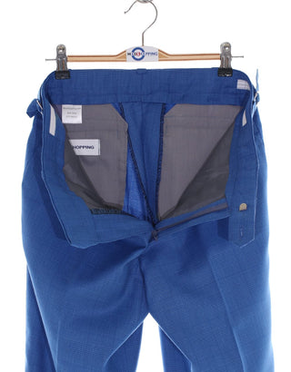 Blue Prince of Wales Check Suit for Men - Modshopping Clothing