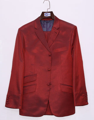 Burnt Orange And Pine Two Tone Suit - Modshopping Clothing