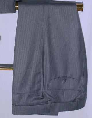 Grey Herringbone 3 Piece Suit - Modshopping Clothing