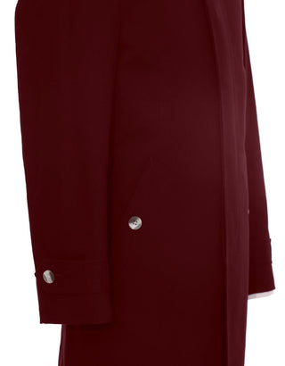 Burgundy Mac Coat - Modshopping Clothing