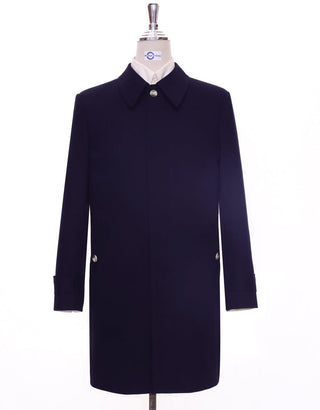 Original Navy Blue  Mac Coat for Men - Modshopping Clothing