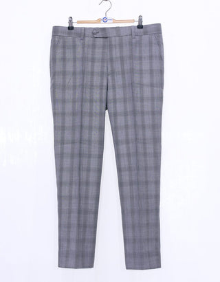 Mod Trouser | Grey Prince Of Wales Check Trouser Men's - Modshopping Clothing