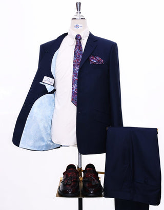 Suit Package | Tailored 60s Style Dark Navy Blue Mod Suit - Modshopping Clothing