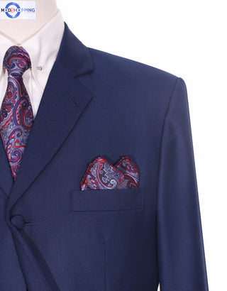 Suit Deals | Buy 1Navy Blue Suit Get Free 3 Products - Modshopping Clothing
