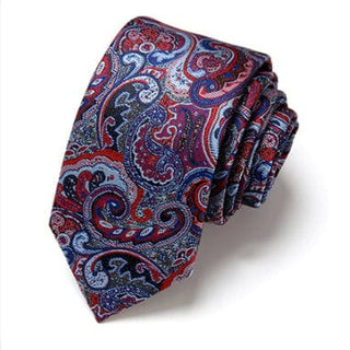 Necktie Multi Color Paisley For Men's - Modshopping Clothing