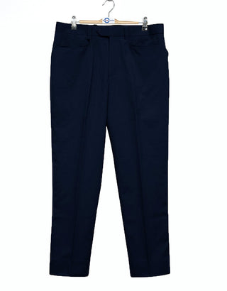 60s Style Navy Blue Chino Trouser - Modshopping Clothing