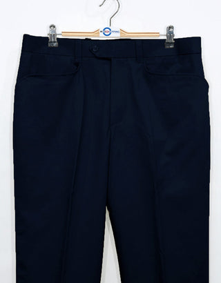 60s Style Navy Blue Chino Trouser - Modshopping Clothing