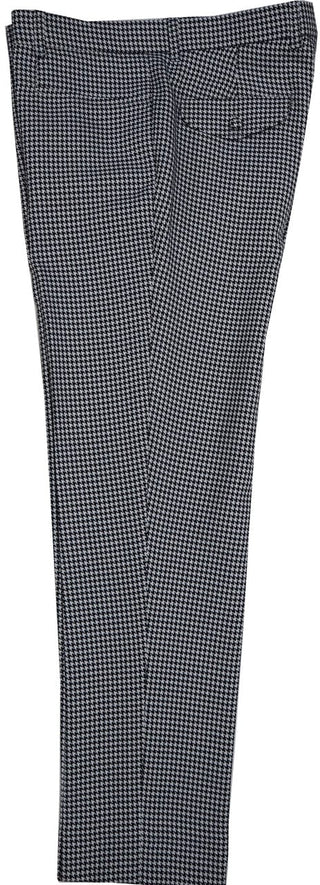 Mod Trouser | Black and White Houndstooth Trouser - Modshopping Clothing
