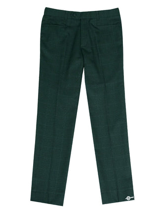 Mod Trouser | Olive Green Glen Plaid Check Trouser - Modshopping Clothing