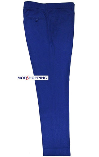 Mod Classic Blue Sta Press Trouser - Modshopping Clothing