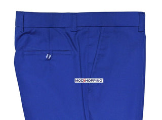 Mod Classic Blue Sta Press Trouser - Modshopping Clothing