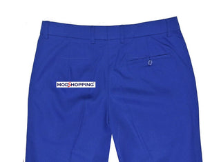 Mod Classic Blue Sta Press Trouser - Modshopping Clothing