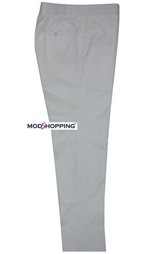 Sta Press Trousers | 60s Mod Classic White Mens Trouser - Modshopping Clothing