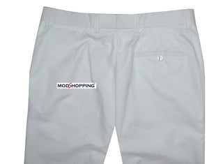 Sta Press Trousers | 60s Mod Classic White Mens Trouser - Modshopping Clothing