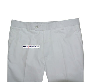 Sta Press Trousers | 60s Mod Classic White Mens Trouser - Modshopping Clothing