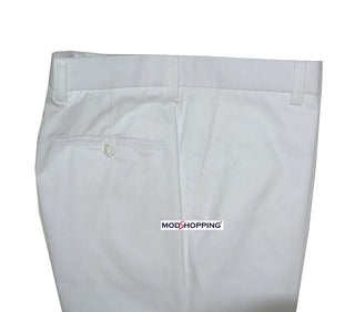 Sta Press Trousers | 60s Mod Classic White Mens Trouser - Modshopping Clothing